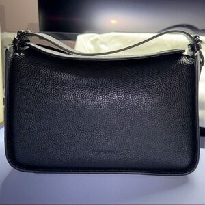 The Horse, Clementine Bag (Black Pebbled Leather - silver hardware)